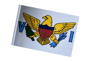 Bandera Pequeña Islas Vírgenes de los Estados Unidos - Ideal para Artes y Manualidades - 23 cm x 15 cm - Imagen 1 de 3