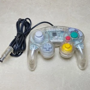 Gamecube Official Controller Pad Clear Tested Nintendo Game - Picture 1 of 2