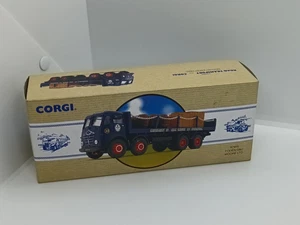 Corgi 97955 1:50 Scale Foden Flatbed with Chains, Barrels & Crates - G&C Moore - Picture 1 of 8