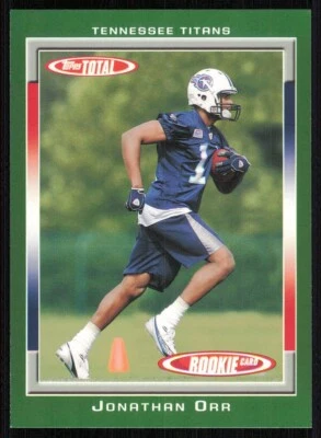 2006 Topps Total #529 Jonathan Orr RC - Image 1 of 2