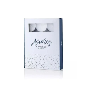 Box of 24 Ava May Aromas By Hannah Unscented Tealights 38mm/1.5 Inches - Picture 1 of 1