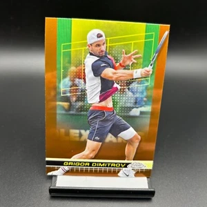 2024 Topps Chrome Tennis Clay Court Refractor #163 Grigor Dimitrov - Picture 1 of 2