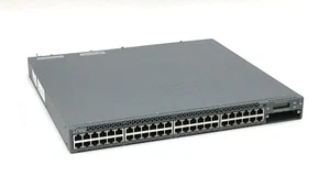 Juniper EX4300-48P 48Port Gigabit Network Switch w/ 2x PSU - No Boot Media - Picture 1 of 6
