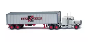 HO Scale Vehicles - 052707 - Container tractor-trailer (Peterbilt) "Sealand" - Picture 1 of 1