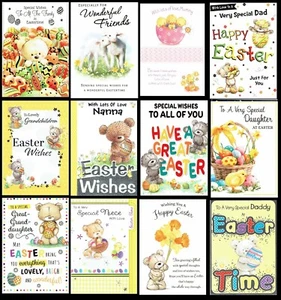 CUTE EASTER CARD ~ FAMILY AND FRIENDS ~ SOMETHING FOR EVERYONE ONLY 99p each - Picture 1 of 77