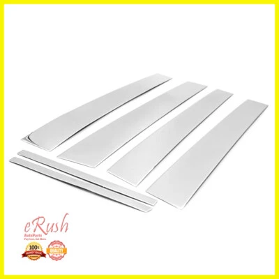 Подходит для GMC Terrain 2018-22 годов выпуска хромированная стойка стойка стойка отделка дверной чехол из нержавеющей стали 6 шт. - Изображение 1 из 2