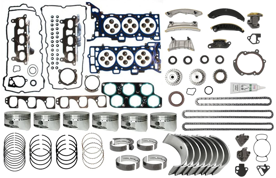 STAGE 3 ENGINE REBUILD KIT FOR HOLDEN ONE TONNER VZ ALLOYTEC LE0 3.6 V6 TO 07/06 - Image 1 of 1
