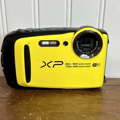 FUJIFILM FinePix XP130 FFX-XP130 digital camera Yellow  *Camera Only Untested - Image 1 of 4
