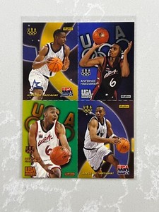 1996 Skybox USA Basketball Anfernee Hardaway Quads #Q1 Team USA Penny Orlando