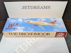 1/200 WESTERN PACIFIC BOEING 737-300 THE BROADMOOR N947WP FLIGHT MINIATURES - Picture 1 of 4