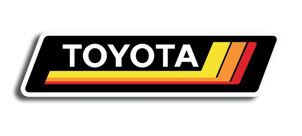 TOYOTA Sticker Retro Tacoma 4Runner Land Cruiser FJ Rav4 FREE SHIPING 6 INCH - Image 1 of 1