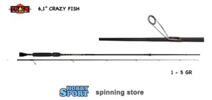 CANNA CRAZY FISH TROUT 6,1" XUL 2 SEZ. AZ DA 1 a 5 GR AREA TROUT - Foto 1 di 1