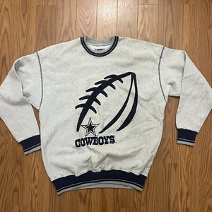 Sudadera atlética cuello redondo XXL envejecida vintage años 90 Dallas Cowboys Legends - Imagen 1 de 10