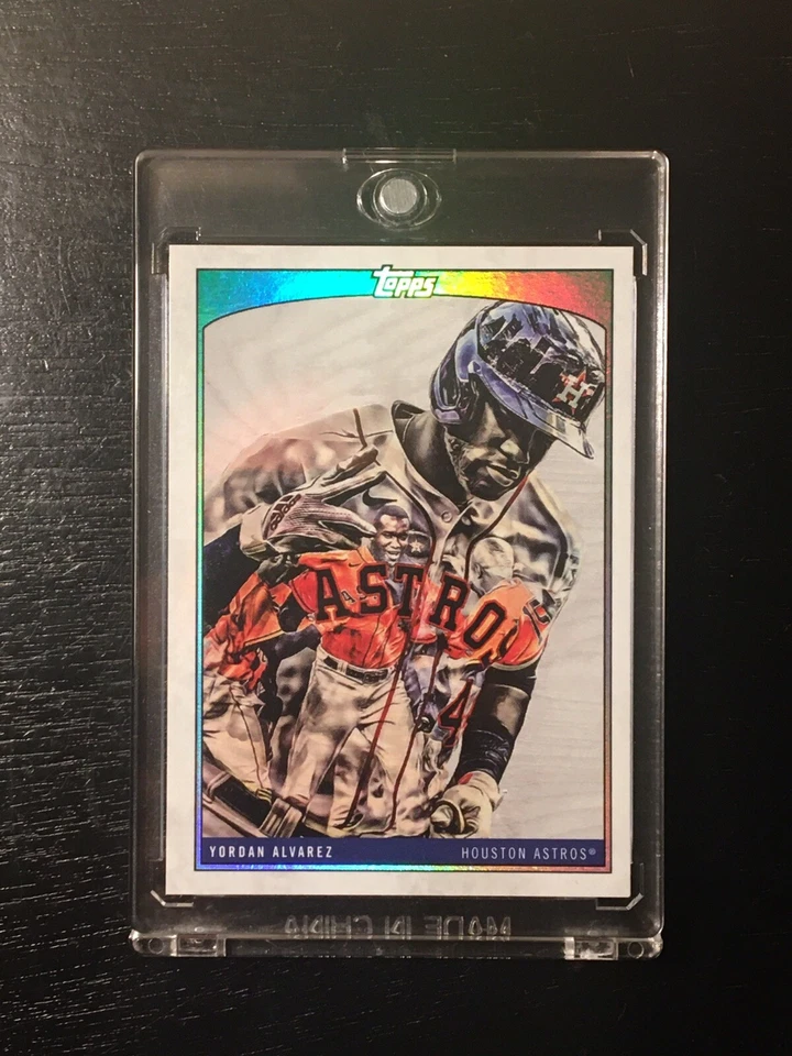 #44/75 Yordan Alvarez 2022 Topps X Lauren Taylor Green Foil #39 - Image 1 of 3