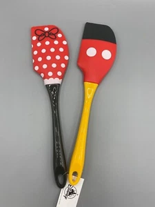 Nuevo con etiquetas Juego de espátulas para hornear Mickey y Minnie Mouse de los Parques Disney ~ Colección de artículos para ratones - Imagen 1 de 10