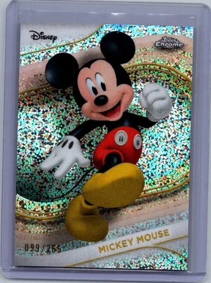 2025 Topps Chrome Disney Mickey Mouse 166/265 Base Image Variation Case Hit #1 - Bild 1 von 2