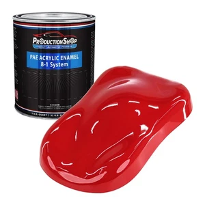 ProductionShop 1 Quart High Gloss Torch Red Acrylic Enamel Auto Paint - Picture 1 of 1
