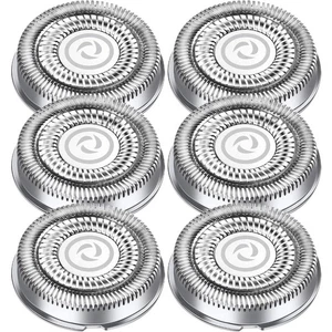 Set di 6 testine di ricambio per rasoio Philips Aquatouch serie 1000 2000 3000 - Foto 1 di 5