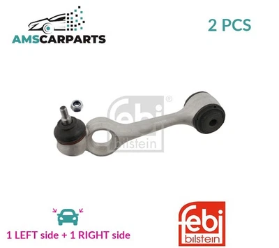 LH RH TRACK CONTROL ARM PAIR FRONT UPPER 05952 FEBI BILSTEIN 2PCS NEW - Image 1 of 4