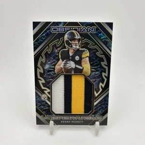 2023 Obsidian Kenny Pickett Unbreakable Patch /10 Pittsburgh Steelers SSP - Picture 1 of 2