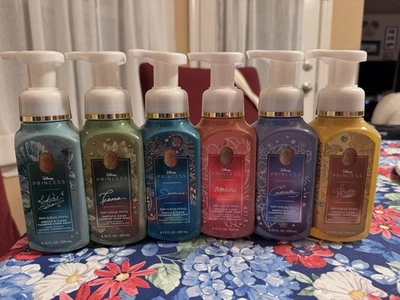 Bath & Body Works - LOTE DE JABONES DE MANOS COLECCIÓN PRINCESAS Disney - Juego de 6 - NUEVO Foto 1 de 4