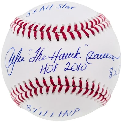 SALE! Andre Dawson Signed MLB Baseball Montreal Expos Statball 6 Stats Beckett - Image 1 of 4