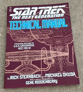 Star Trek THE NEXT GENERATION Technical Manual 1991 SC 1st Print USS Enterprise - Picture 1 of 11