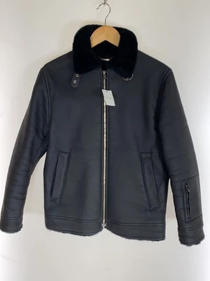 SOPHNET. Blouson S BLK SOPH-1205 Faux Leather Mouton Jacket - Image 1 of 4
