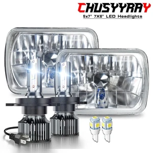 2pcs 5x7"7x6"LED Headlights Hi Lo Beam for Ford F150 F250 F350 Ranger 1976-1986 - Picture 1 of 21