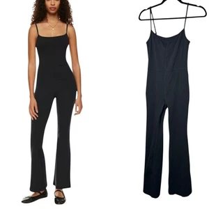 Wilfred Free Aritzia Divinity Kick Flare Jumpsuit Schwarz Größe Small - Bild 1 von 10