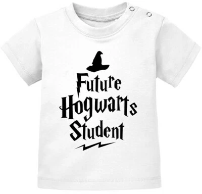 MOONWORKS Baby T-Shirt kurzarm Babyshirt HP Hogwarts Future Student Jungen Mädchen Shirt