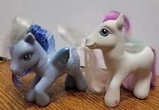 My Little Pony Blue Star Glitter Pegasus & Chilly Breezes Lot X 2 2005