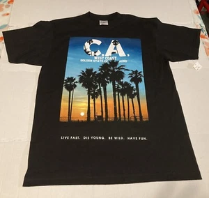 Shaka Wear California West Coast Negro Talla Grande - Nuevo Sin Etiqueta A1 - Imagen 1 de 7