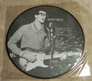 BUDDY HOLLY - ROCK AROUND WITH OLLIE VEE - PICTURE DISC - IMPORT - 12" (EX) - Picture 1 of 2