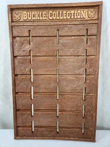 Great American Buckle Collection Display, Wall Hanging, WITH all 18 clips - Picture 1 of 4