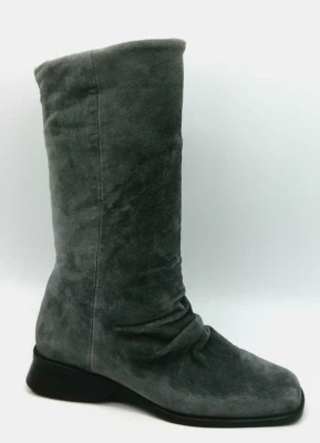 Markon Simone Gray Soft Suede Scrunch Boots Women's Size 8.5 M - Image 1 of 4