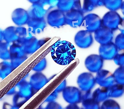 5x5 mm Blue Sapphire Lot Total 20 pcs 1 pcs Certified Loose Gemstone RB14 - Image 1 of 4