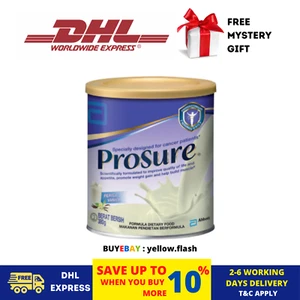 3 X Abbott ProSure VANILLA MILK 380g Improve Appetite High Protein Prebiotic EPA - Picture 1 of 6