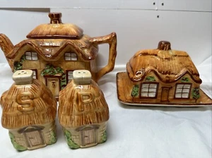 WESTMINSTER HANLEY STAFFS STONE COTTAGE TEAPOT 1940’s - Picture 1 of 20
