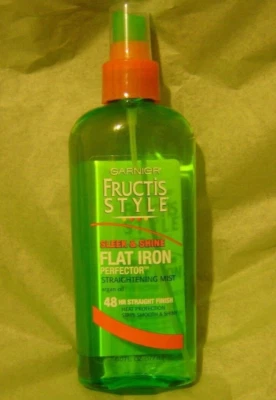 GARNIER***Estilo Fructis***Perfeccionador de plancha plana elegante y brillante 6,0 fl oz/177 ml~NUEVO Foto 1 de 4