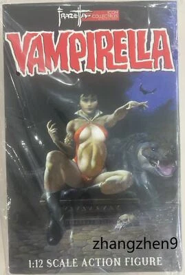Frazetta Girls Vampirella NEW 1:12 Scale Action Figure ICON Collectibles stock - Image 1 of 4