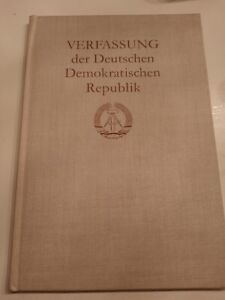 Verfassung der DDR vom06.April 1968 Ostalgie Geschichte History Gesetzbuch