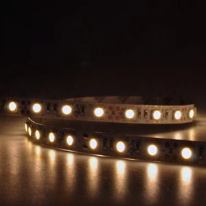 5050 SMD LED STRIP - 60 LED 3000K 25FT IP20 -25FT/7.5M 12V - Picture 1 of 5