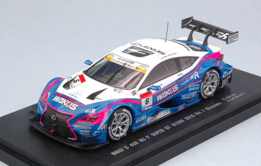 Lexus Rc F #6 4th Okayama Super Gt 500 2016 K. Oshima / A. Caldarelli 1:43 Model - Immagine 1 di 1