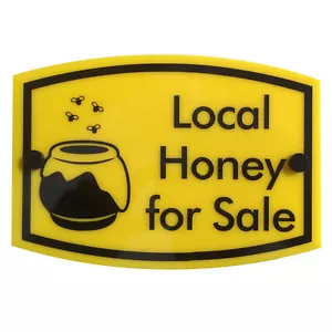 Beekeepers Sign Local Honey for Sale Beekeeping Equipment Gift Apiculture Supply - Foto 1 di 5