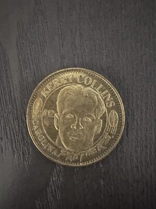 1996 Pinnacle Mint Collection Coins Brass #22 KERRY COLLINS Carolina Panthers - Picture 1 of 2