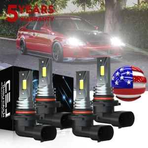Kit combinado de bombillas LED de haz alto bajo para Honda Civic 2006 2007 2008-2011 - Imagen 1 de 16