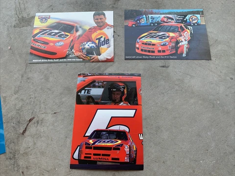 Ricky rudd 1998-99 tide racing postcard lot Cover