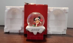 NEW Vintage 2002 JC Penney Disney Mickey Mouse Snow Globe Chimney By Tic Toc - Picture 1 of 6