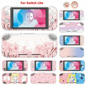 For Nintendo Switch Lite Skin Decal Anime Vinyl Sticker & 2PCS Cat Claw Caps New - Picture 1 of 7